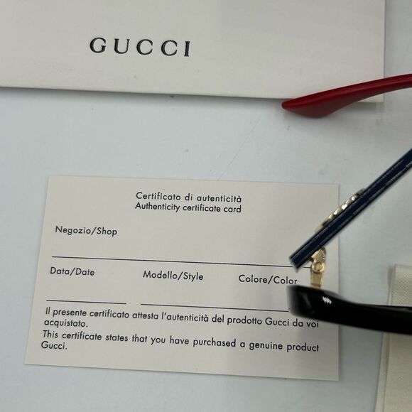 Women’s Gucci cat Eye frame sunglasses NWT - Picture 4 of 8